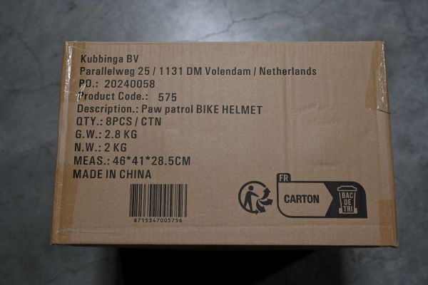 Paw Patrol Jongens Fietshelm - Blauw Rood - 51-55 cm