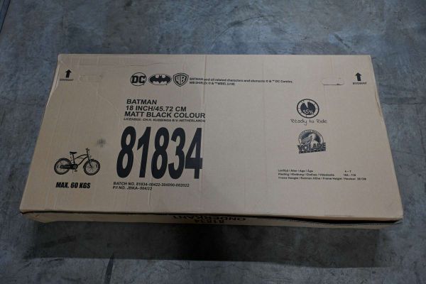 Batman Kinderfiets - Jongens - 18 inch - Zwart