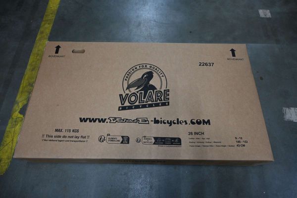 Volare Cross Kinderfiets - Jongens - 26 inch - donker Grijs - 3 Versnellingen