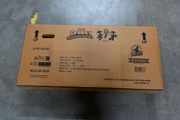 Spidey Kinderfiets - Jongens - 16 inch - Blauw - Twee handremmen