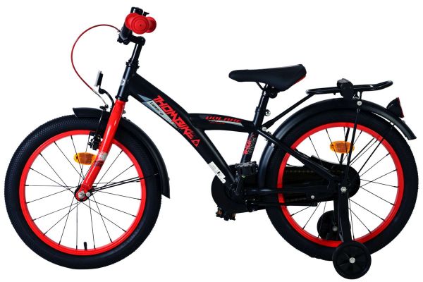 Volare Thombike Kinderfiets - Jongens - 18 inch - Zwart Rood