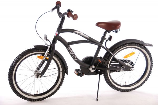Volare Black Cruiser Kinderfiets - Jongens - 18 inch - Zwart - 95% afgemonteerd Volare Black Cruiser Kinderfiets - Jongens - 18 inch - Zwart - 95% afgemonteerd