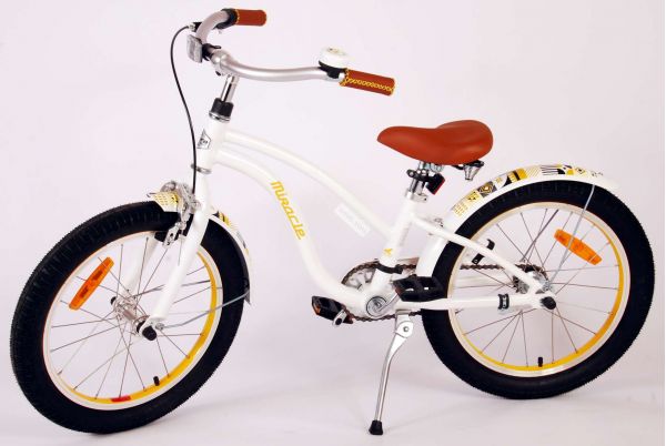 Volare Miracle Cruiser Kinderfiets - Meisjes - 18 inch - Wit - Prime Collection