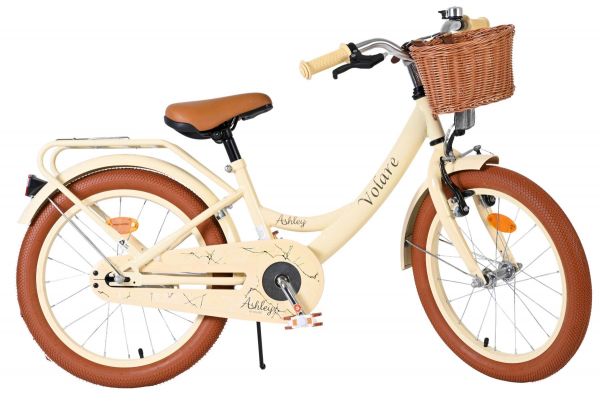 Volare Ashley Kinderfiets - Meisjes - 18 inch - Creme