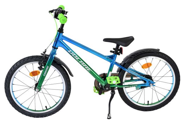 Volare Chrome Kinderfiets - Jongens - 18 inch - Blauw Groen
