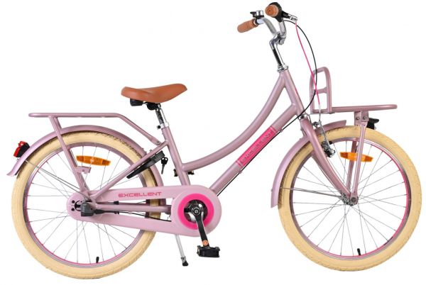 Volare Excellent Kinderfiets - Meisjes - 20 inch - Mat Roze - 3 versnellingen
