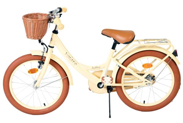 Volare Ashley Kinderfiets - Meisjes - 18 inch - Creme