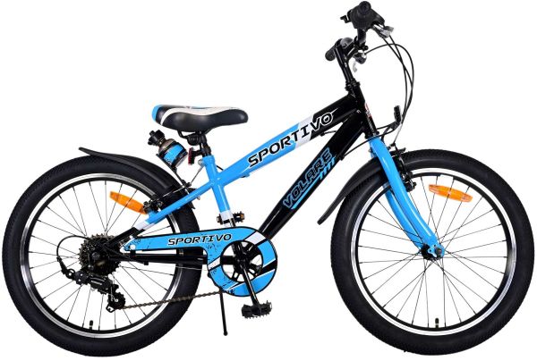 Volare Sportivo Kinderfiets - Jongens - 20 inch - Blauw - 7 versnellingen