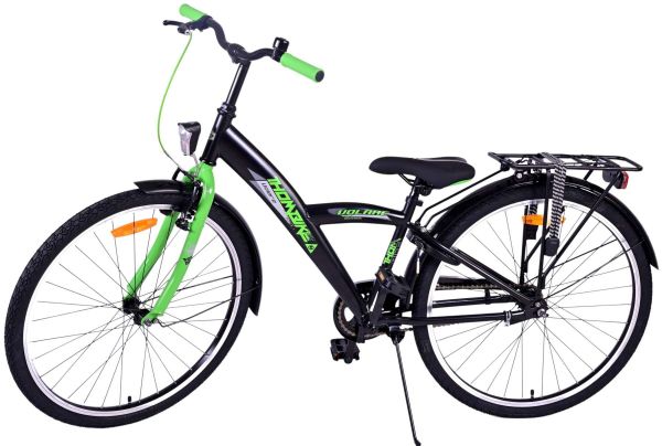 Volare Thombike Kinderfiets - Jongens - 26 inch - Zwart Groen Volare Thombike Kinderfiets - Jongens - 26 inch - Zwart Groen