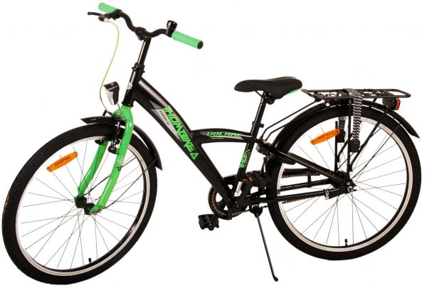 Volare Thombike Kinderfiets - Jongens - 24 inch - Zwart Groen Volare Thombike Kinderfiets - Jongens - 24 inch - Zwart Groen