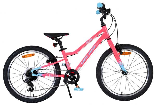 Volare Milano Kinderfiets - Meisjes - 20 inch - Roze - 6 Speed -  Twee handremmen