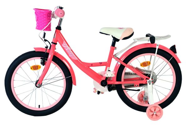 Volare Ashley Kinderfiets - Meisjes - 18 inch - Roze/Rood