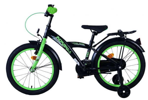 Volare Thombike Kinderfiets - Jongens - 18 inch - Zwart Groen
