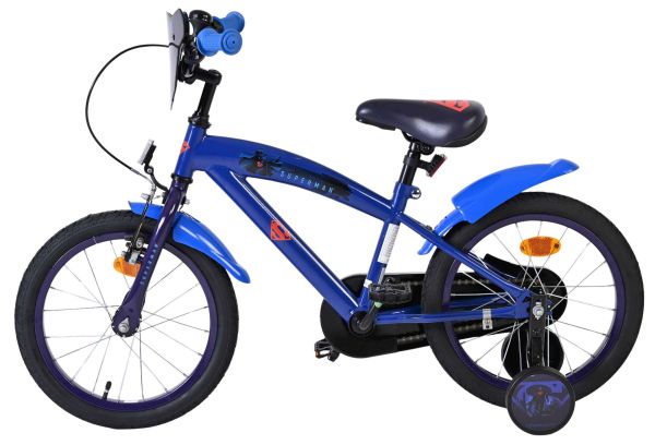 Superman Kinderfiets - Jongens - 16 inch - Blauw
