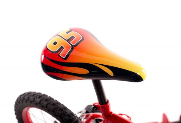 Disney Cars Kinderfiets - Jongens - 14 inch - Rood - Twee handremmen