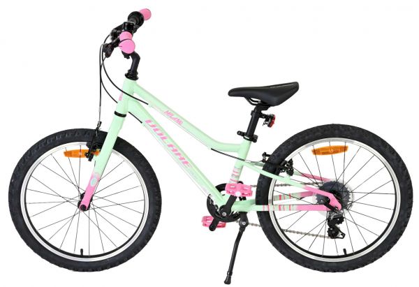 Volare Milano Kinderfiets - Meisjes - 20 inch - Mintgroen- 6-speed - Twee handremmen