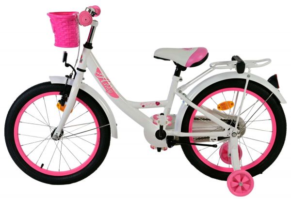 Volare Ashley Kinderfiets - Meisjes - 18 inch - Wit