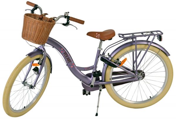 Volare Blossom Kinderfiets - Meisjes - 24 inch - Paars - Twee handremmen