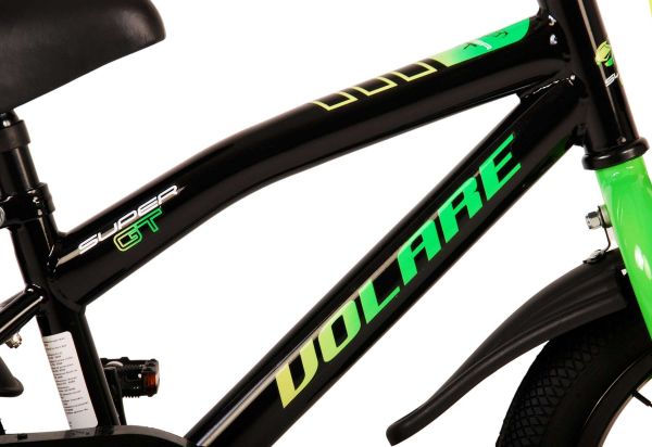 Volare Super GT Kinderfiets - Jongens - 14 inch - Groen - Twee handremmen