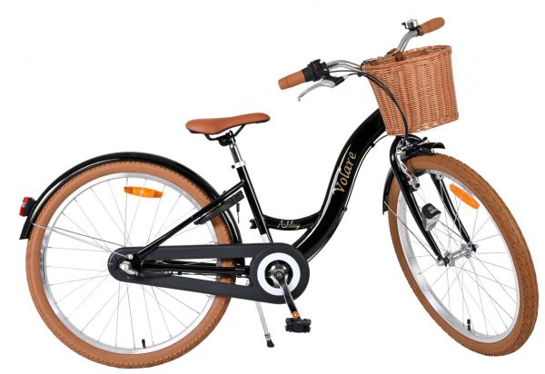 Volare Ashley Kinderfiets - Meisjes - 24 inch - Zwart - Nexus 3