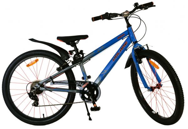 Volare Rocky Kinderfiets - Jongens - 24 inch - Blauw - 7 versnellingen