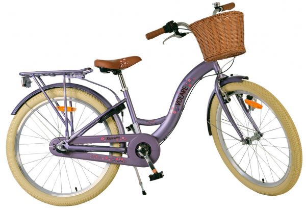 Volare Blossom Kinderfiets - Meisjes - 24 inch - Paars - 3 Versnellingen