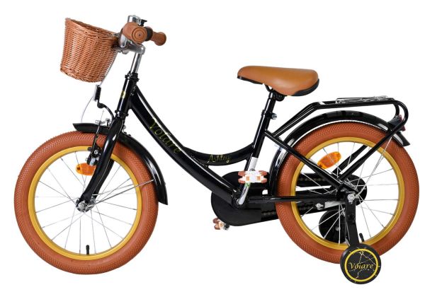 Volare Ashley Kinderfiets - Meisjes - 16 inch - Zwart