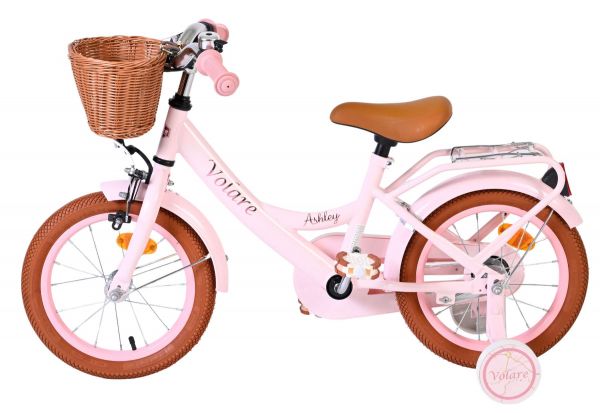 Volare Ashley Kinderfiets - Meisjes - 14 inch - Roze
