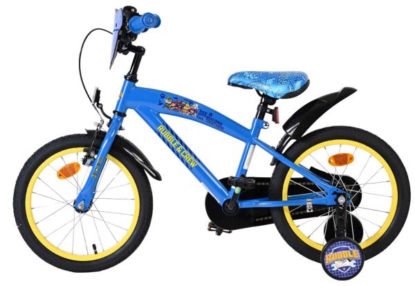 Paw Patrol -Rubble & Crew Kinderfiets - Jongens - 16 inch - Blauw