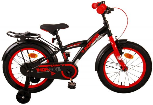 Volare Thombike Kinderfiets - Jongens - 16 inch - Zwart Rood