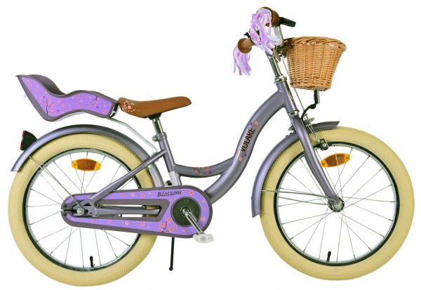 Volare Blossom Kinderfiets - Meisjes - 18 inch - Paars