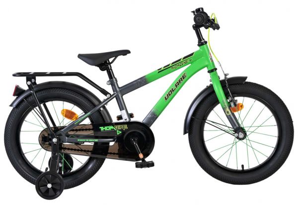 Volare Thombike Kinderfiets - Jongens - 16 inch - Groen Grijs