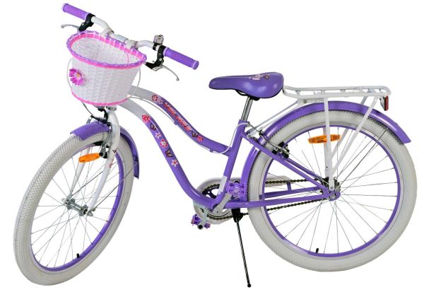 Volare Lovely Kinderfiets - Meisjes - 24 inch - Paars - Twee handremmen