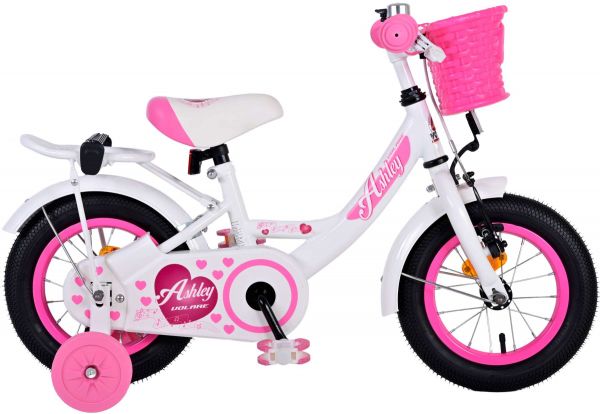 Volare Ashley Kinderfiets - Meisjes - 12 inch - Wit