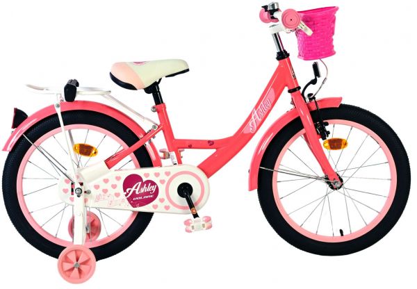 Volare Ashley Kinderfiets - Meisjes - 18 inch - Roze/Rood