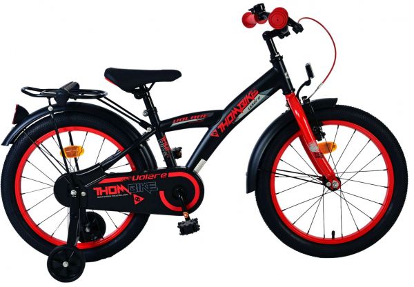 Volare Thombike Kinderfiets - Jongens - 18 inch - Zwart Rood