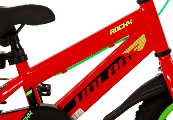 Volare Rocky Kinderfiets - Jongens - 12 inch - Rood