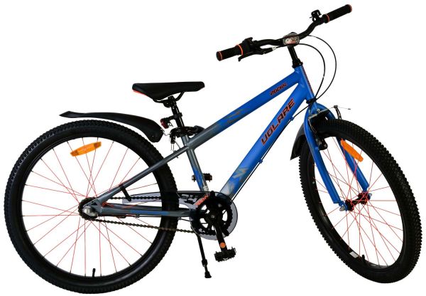 Volare Rocky Kinderfiets - 24 inch - Blauw - Shimano Nexus 3 versnellingen Volare Rocky Kinderfiets - 24 inch - Blauw - Shimano Nexus 3 versnellingen