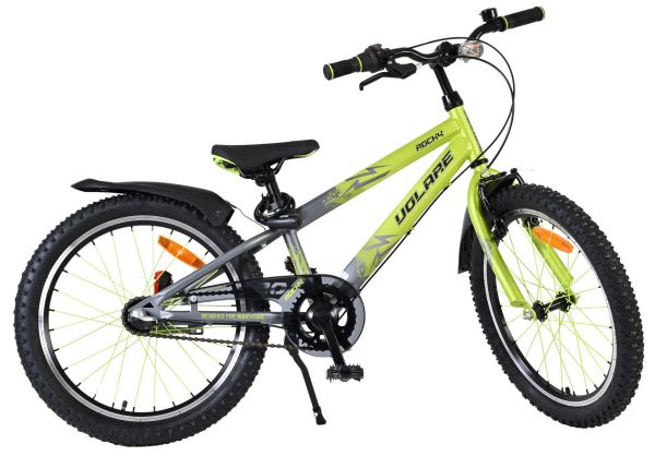 Volare Rocky Kinderfiets - 20 inch - 3 speed - Groen/Grijs