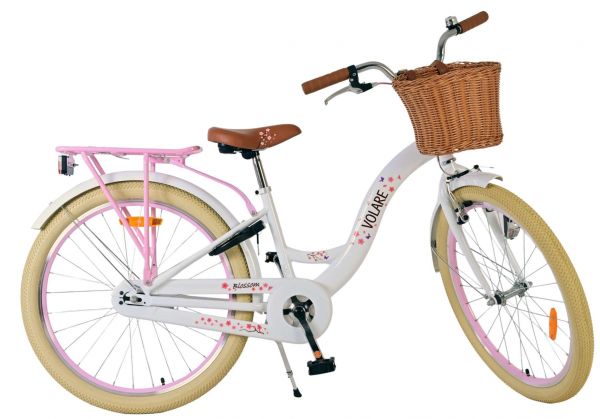 Volare Blossom Kinderfiets - Meisjes - 24 inch - Wit Volare Blossom Kinderfiets - Meisjes - 24 inch - Wit
