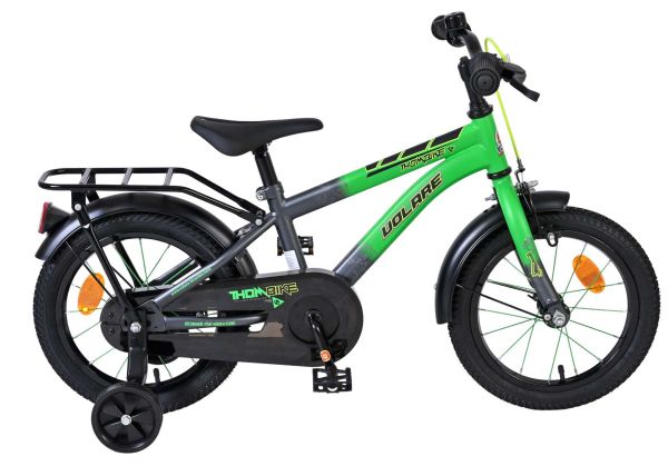 Volare Thombike Kinderfiets - Jongens - 14 inch - Groen/Grijs