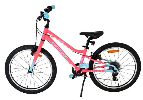 Volare Milano Kinderfiets - Meisjes - 20 inch - Roze - 6 Speed -  Twee handremmen
