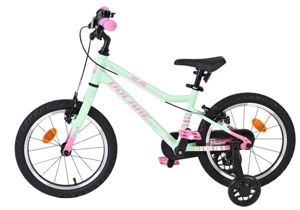 Volare Milano Kinderfiets - Meisjes - 16 inch - Mintgroen - Twee handremmen