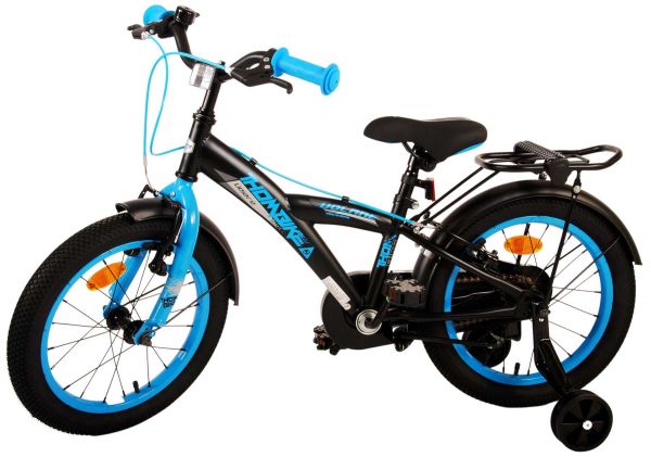Volare Thombike Kinderfiets - Jongens - 16 inch - Zwart Blauw - Twee Handremmen