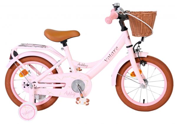 Volare Ashley Kinderfiets - Meisjes - 14 inch - Roze