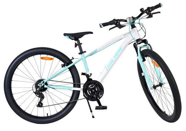 Volare Boost Kinderfiets - 26 inch - Wit Mintgroen - 21 versnellingen
