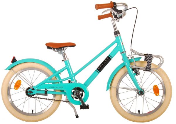 Volare Melody Kinderfiets - Meisjes - 16 inch - Turquoise - Prime Collection