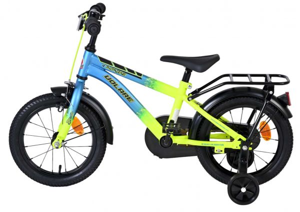 Volare Thombike Kinderfiets - Jongens - 14 inch - Blauw Geel