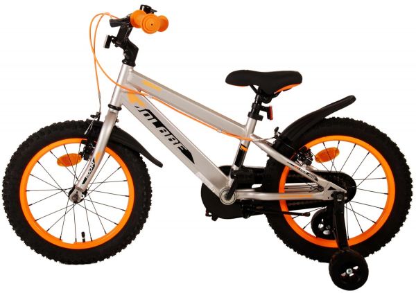 Volare Rocky Kinderfiets - Jongens - 16 inch - Grijs