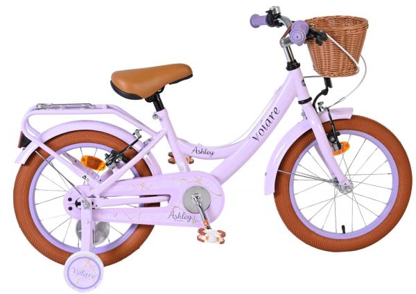 Volare Ashley Kinderfiets - Meisjes - 16 inch - Lila - Twee Handremmen